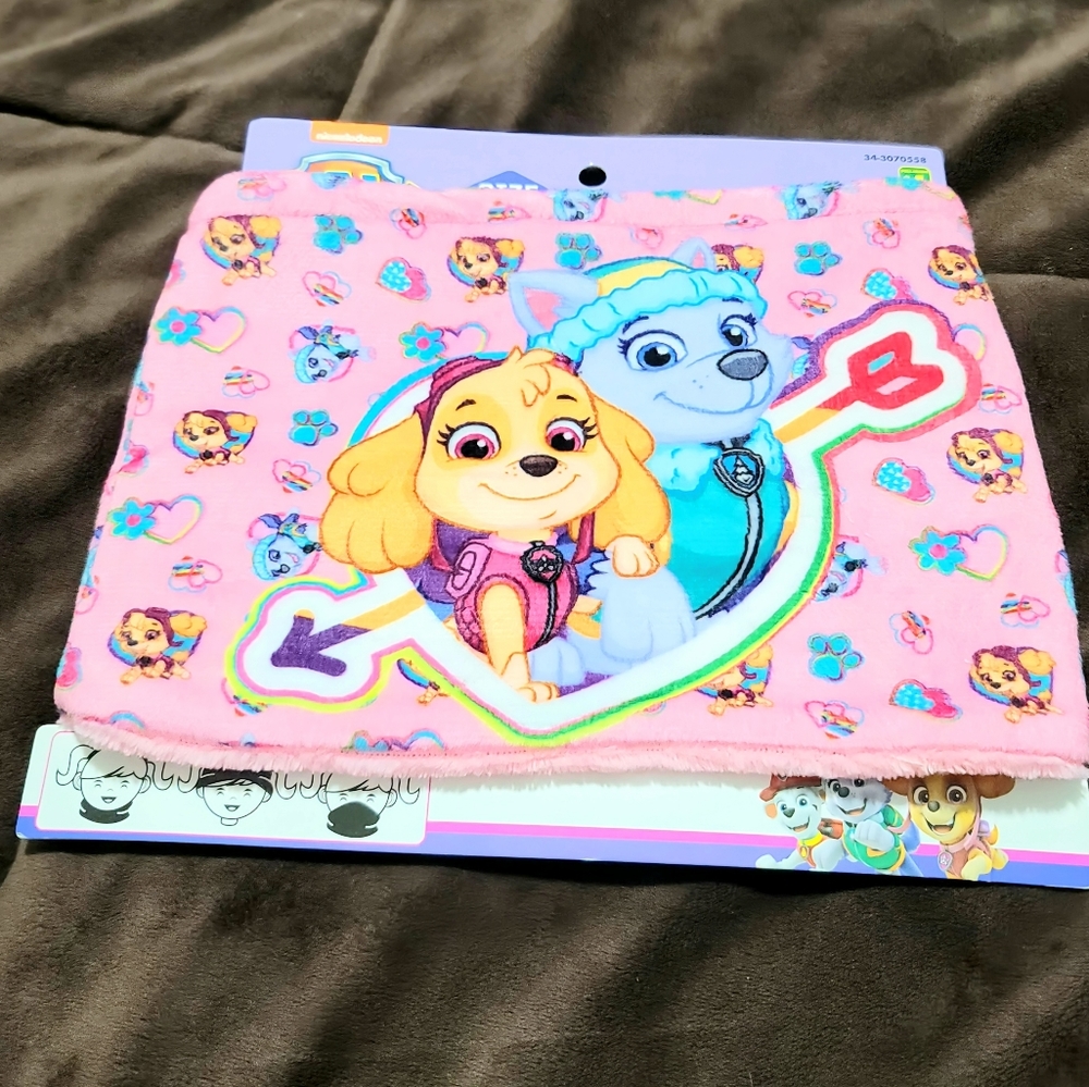 NWT Nickelodeon PAW Patrol Neck Warmer Size 2 - 6X